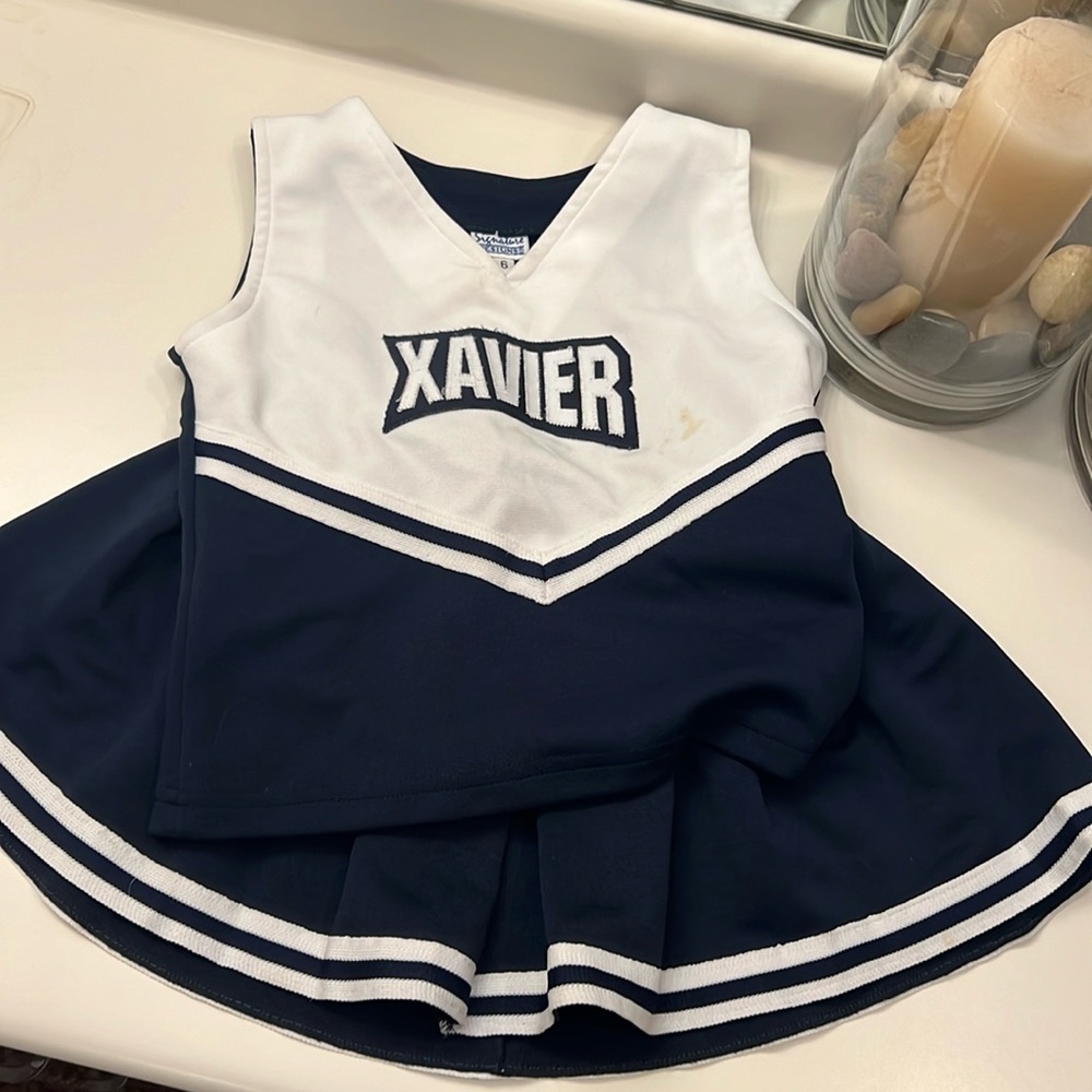 Cute XU cheerleading outfit